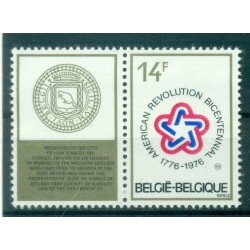 Belgique 1976 - Y & T n. 1792 - Indépendance des Ètats-Unis (Michel n. 1849) (i)