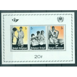 Belgium 1967 - Y & T sheet n. 43 - Refugees (Michel sheet n. 37)