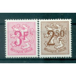 Belgique 1970 - Y & T n. 1544/45 - Série courante (Michel n. 1603/04 x)