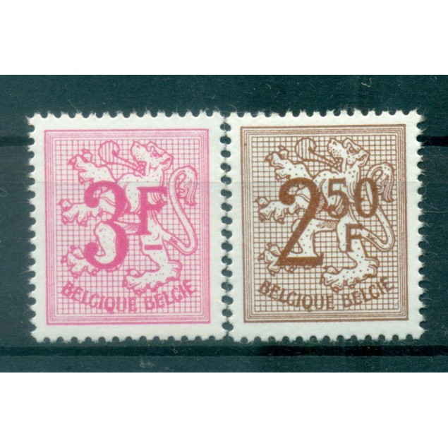 Belgio 1970 - Y & T n. 1544/45 - Serie ordinaria (Michel n. 1603/04 x)