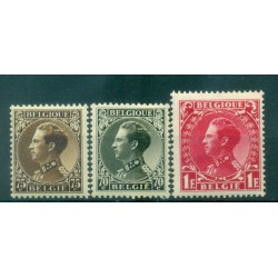 Belgio 1934-35 - Y & T n. 401/03 - Leopoldo III (Michel n. 393/95)