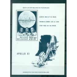 Belgio 1969 - Y & T foglietto n. 46 - Il primo uomo sulla luna (Michel foglietto n. 40)