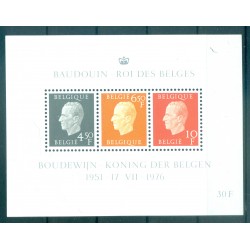 Belgium 1976 - Y & T sheet n. 50 - Baudouin of Belgium (Michel sheet n. 44)