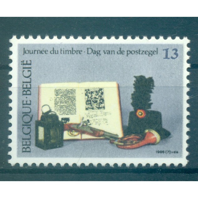 Belgio 1986 - Y & T n. 2210 - Giornata del Francobollo (Michel n. 2262)