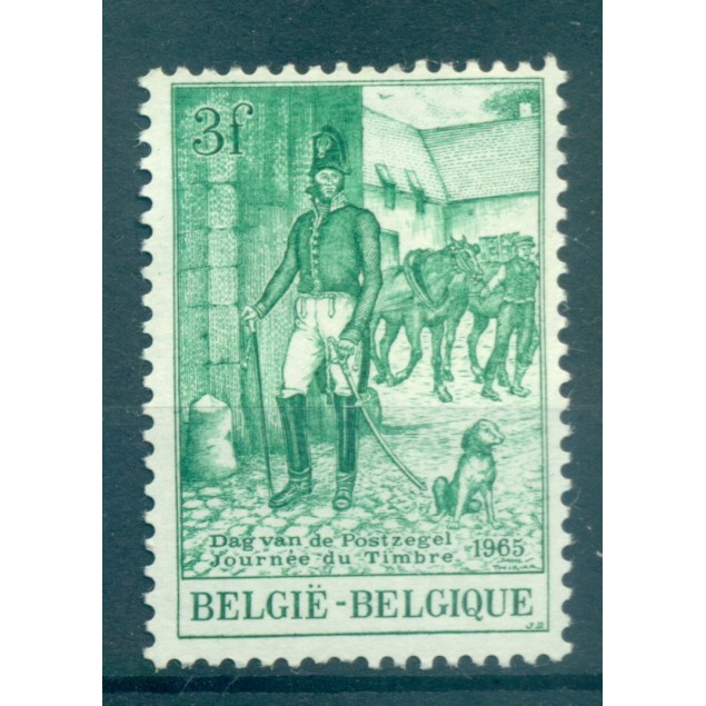 Belgio 1965 - Y & T n. 1328 - Giornata del Francobollo (Michel n. 1385)