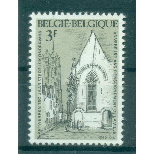 Belgique  1969 - Y & T n. 1487 - Enseignement communal à Anvers (Michel n. 1544)