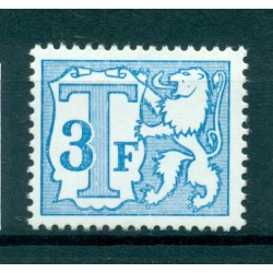 Belgio  1985-88 - Y & T n. 74 segnatasse - Piccolo numero (Michel n. 64 v)