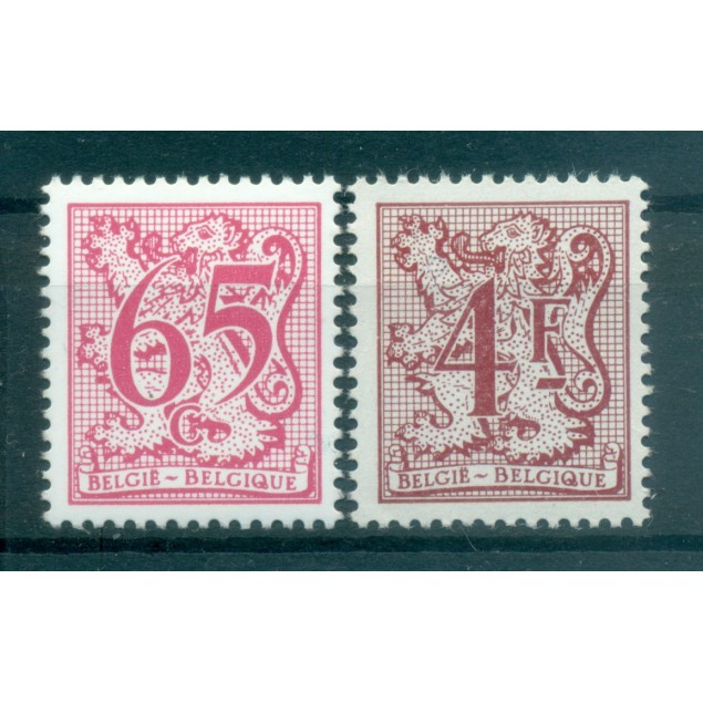 Belgium 1980 - Y & T n. 1974/75 - Definitive (Michel n. 2021-35 x)