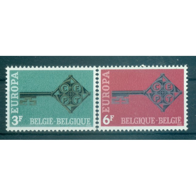 Belgio 1968 - Y & T n. 1452/53 - Europa (Michel n. 1511/12)