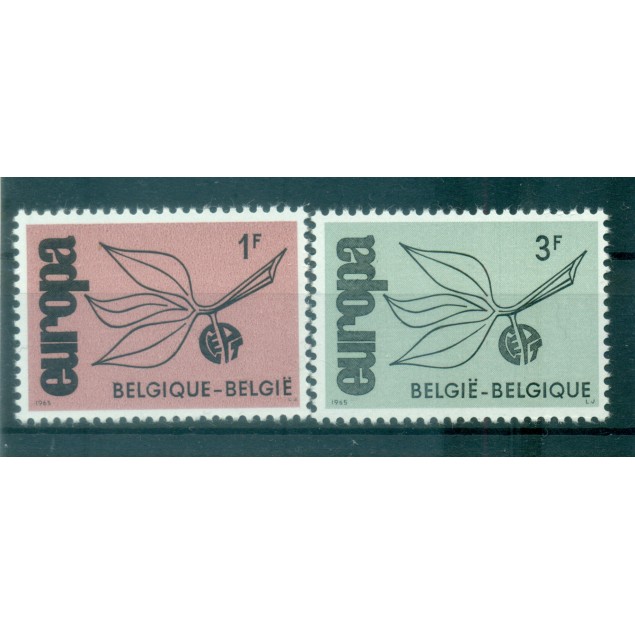 Belgio 1965 - Y & T n. 1342/43 - Europa (Michel n. 1399/1400)