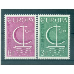 Belgio 1966 - Y & T n. 1389/90 - Europa (Michel n. 1446/47)