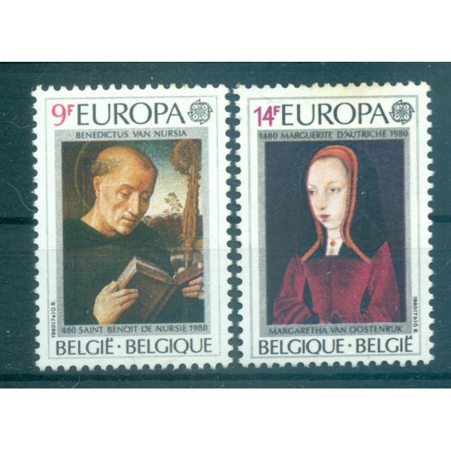 Belgio 1980 - Y & T n. 1970/71 - Europa (Michel n. 2023/24)