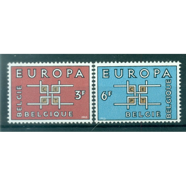 Belgique 1963 - Y & T n. 1260/61 - Europa (Michel n. 1320/21)