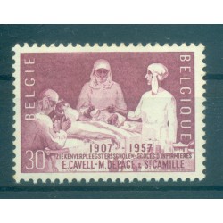 Belgique 1957 - Y & T n. 1038 - Ècole d'infirmières (Michel n. 1083)