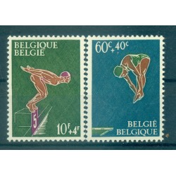 Belgium 1966 - Y & T n. 1372/73 - Swimming (Michel n. 1425/26)