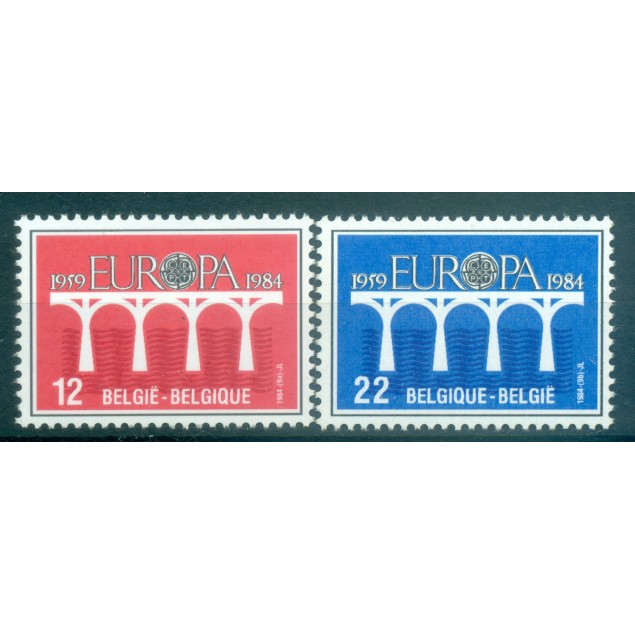Belgium 1984 - Y & T n. 2130/31 - Europa (Michel n. 2182/83)