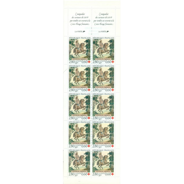 France 1995 - Y & T booklet n. 2044 - For the benefit of the Red Cross (Michel booklet n. MH 39)