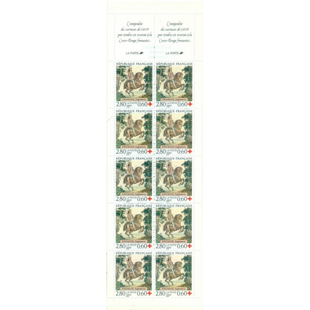 France 1995 - Y & T  carnet n. 2044 - Au profit de la Croix-Rouge (Michel carnet n. MH 39)