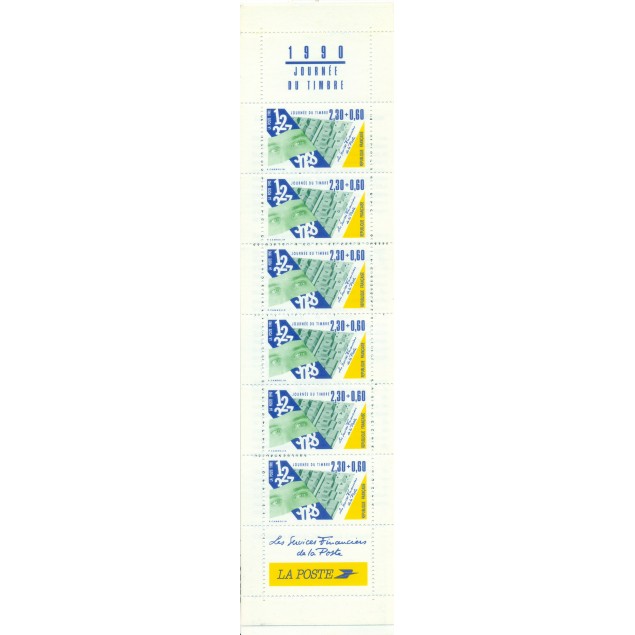 France 1990 - Y & T booklet n. BC2640A - Stamp Day (Michel booklet n. MH 18)