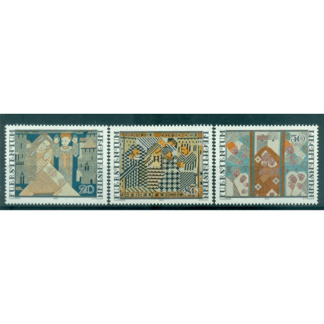 Liechtenstein 1979 - Y & T n. 676/78 - Natale (Michel n. 738/40)