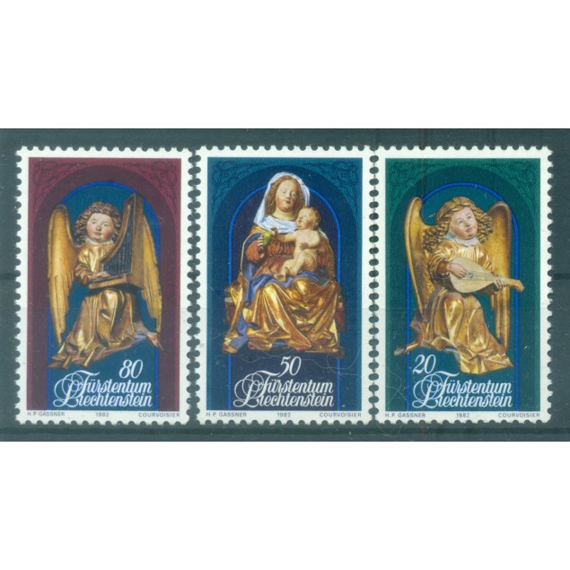 Liechtenstein 1982 - Y & T n. 754/56 - Christmas (Michel n. 813/15)