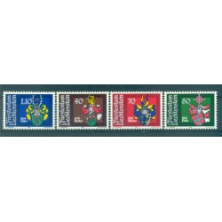 Liechtenstein 1980 - Y & T n. 684/87 - Coats of arms (Michel n. 743/46)