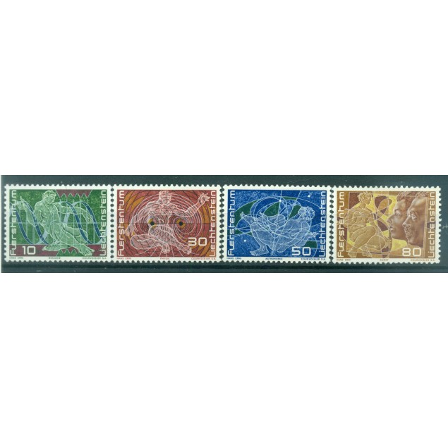 Liechtenstein 1969 - Y & T n. 458/61 - Anniversaire de la Principauté (Michel n. 508/11)