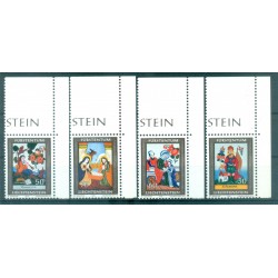 Liechtenstein 1974 - Y & T n. 558/61 - Christmas (Michel n. 616/19)