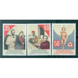 Liechtenstein 1988 - Y & T n. 895/97 - Natale (Michel n. 954/56)