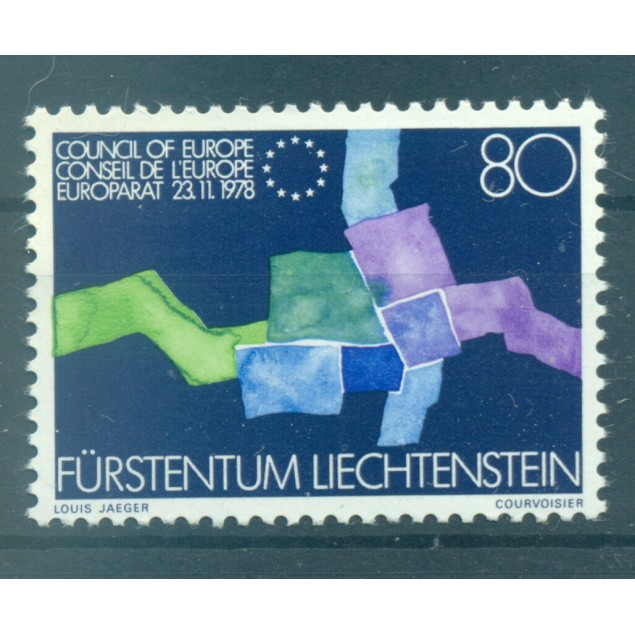Liechtenstein 1979 - Y & T n. 670 - Conseil de l'Europe (Michel n. 729)