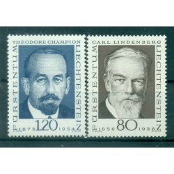 Liechtenstein 1969 - Y & T n. 456/57 - Grandi filatelici (Michel n. 512/13)