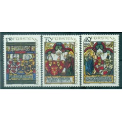 Liechtenstein 1979 - Y & T n. 672/74 - Coats of arms (Michel n. 731/33)