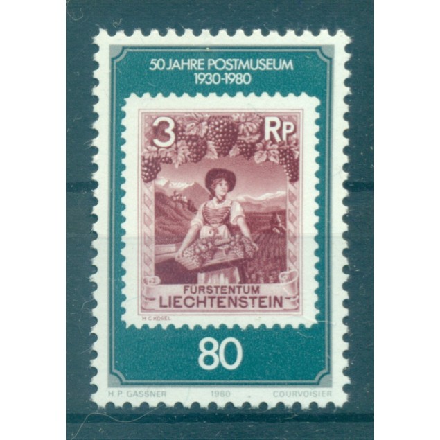 Liechtenstein 1980 - Y & T n. 691 - Postal Museum (Michel n. 750)