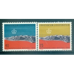 Liechtenstein 1958 - Y & T n. 331/32 - Exposition internationale de Bruxelles (Michel n. 369/70)