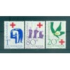 Liechtenstein 1963 - Y & T n. 378/80 - Croce Rossa Internazionale (Michel n. 428/30)
