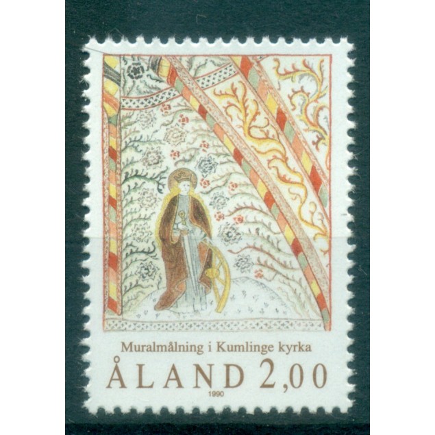 Åland 1990 - Y & T n. 42 - Chiesa di Kumlinge (Michel n. 42)