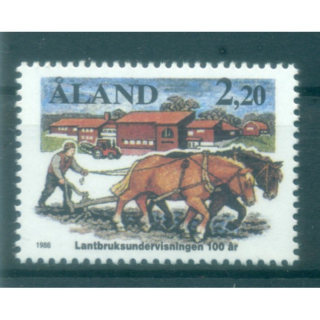 Åland 1988 - Y & T n. 27 - Agricultural education (Michel n. 27)