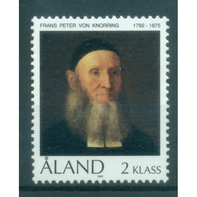 Åland 1992 - Y & T n. 55 - Frans Peter von Knorring (Michel n. 56)