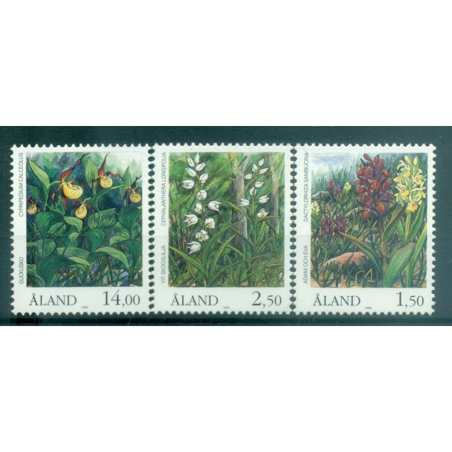 Åland 1989 - Y & T n. 33/35 - Flora (Michel n. 33/35)