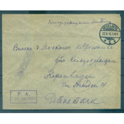 Allemagne 1915 - Correspondance prisonniers de guerre - Camp d'Heidelberg