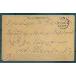 Allemagne 1916 - Correspondance prisonniers de guerre - Camp de Mainz