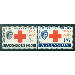 Île de l'Ascension 1963 - Y. & T. n. 91/92 - Croix-Rouge (Michel n. 90/91)