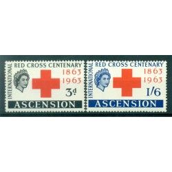 Isola di Ascensione 1963 - Y. & T. n. 91/92 - Croce Rossa (Michel n. 90/91)