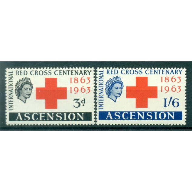 Ascension Island 1963 - Y. & T. n. 91/92 - Red Cross (Michel n. 90/91)
