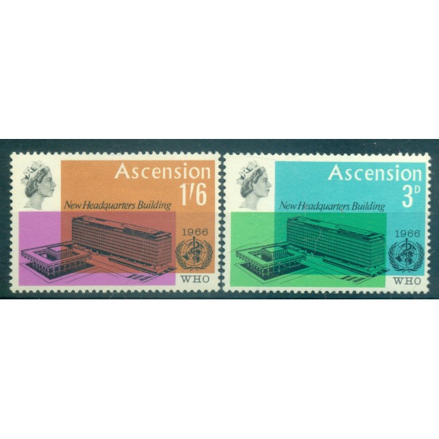 Ascension Island 1966 - Y. & T. n. 103/04 - WHO (Michel n. 102/03)