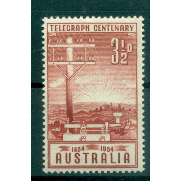 Australia 1954 - Y & T n. 210 - Telegrafo australiano (Michel n. 245)