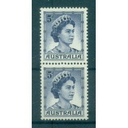 Australia 1959-62 - Y & T n. 253 - Serie ordinaria (Michel n. 292 A) Coil pair (1)