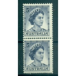 Australia 1959-62 - Y & T n. 253 - Serie ordinaria (Michel n. 292 A) Coil pair (3)