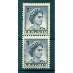 Australie 1959-62 - Y & T n. 253 - Série courante (Michel n. 292 A) - Coil paire (4)