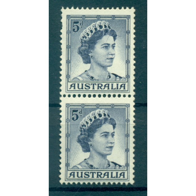 Australia 1959-62 - Y & T n. 253 - Definitive (Michel n. 292 A) Coil pair (4)